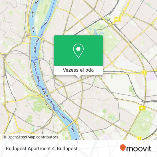 Budapest Apartment 4 térkép