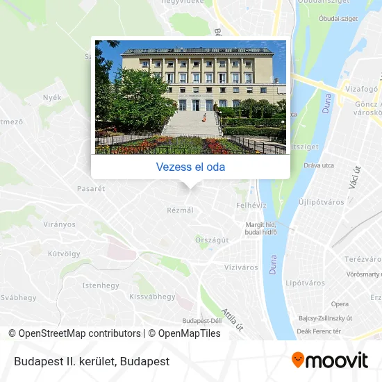 Budapest II. kerület térkép