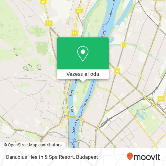 Danubius Health & Spa Resort térkép