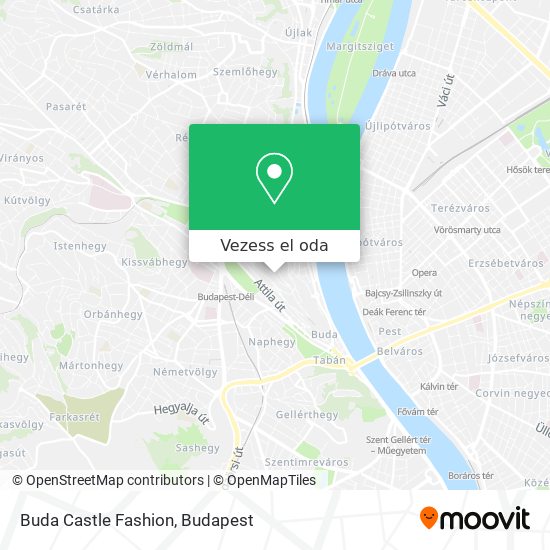 Buda Castle Fashion térkép