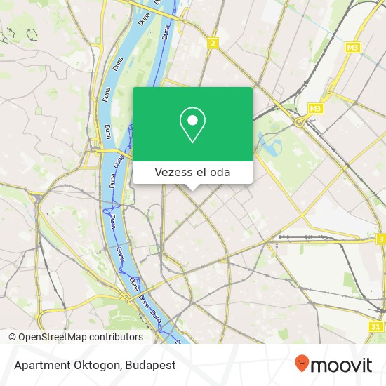 Apartment Oktogon térkép