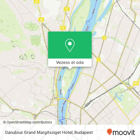Danubius Grand Margitsziget Hotel térkép