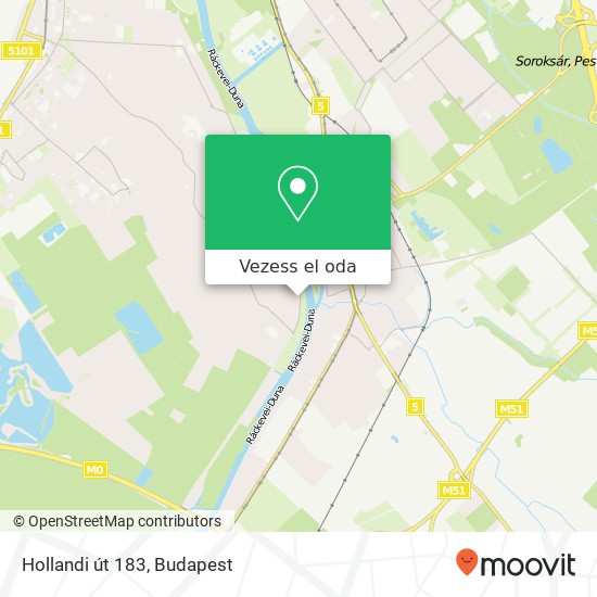Hollandi út 183 térkép