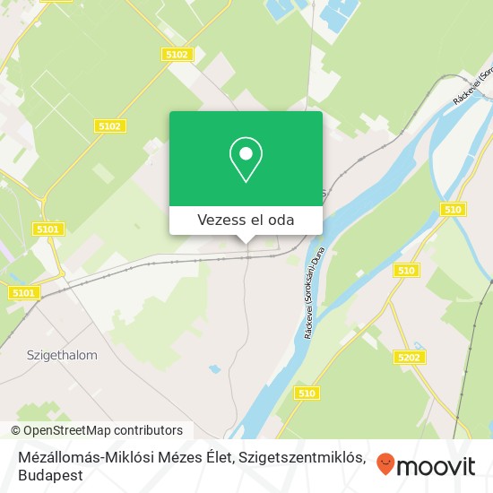 Mézállomás-Miklósi Mézes Élet, Szigetszentmiklós, 2310 Szigetszentmiklós térkép