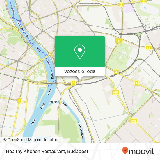 Healthy Kitchen Restaurant, 1097 Budapest térkép