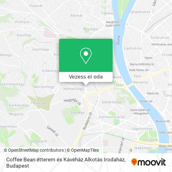 Coffee Bean étterem és Kávéház Alkotás Irodaház térkép