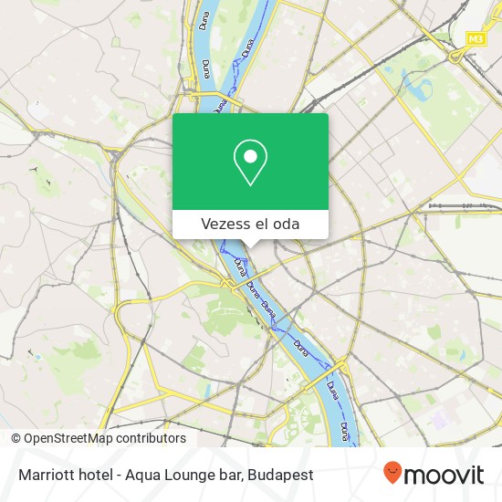 Marriott hotel - Aqua Lounge bar térkép