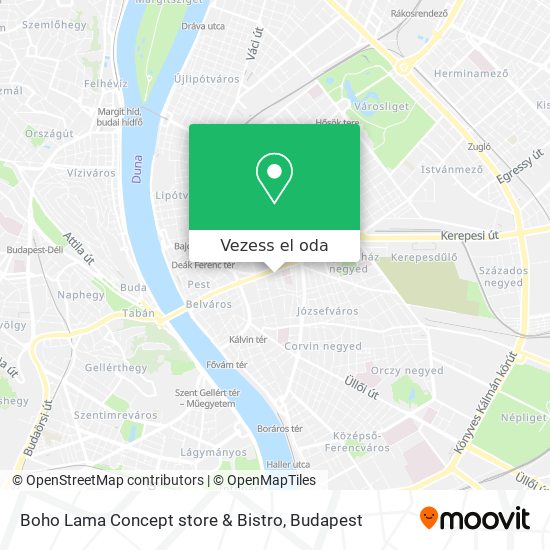 Boho Lama Concept store & Bistro térkép