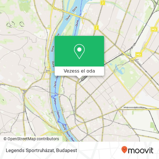 Legends Sportruházat, Nyugati tér 1062 Budapest térkép