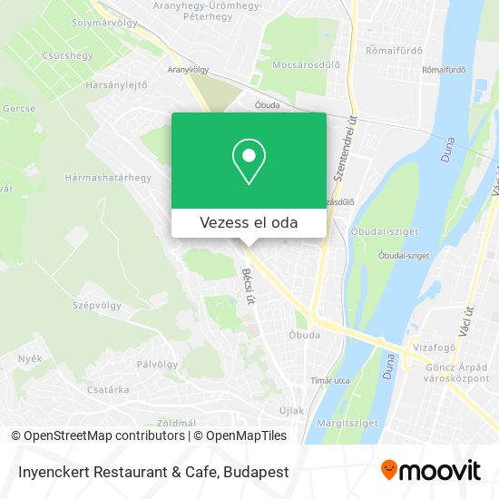 Inyenckert Restaurant & Cafe térkép