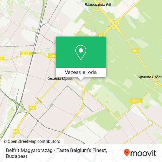 Belfrit Magyarország - Taste Belgium's Finest, Szentmihályi út 131 1152 Budapest térkép