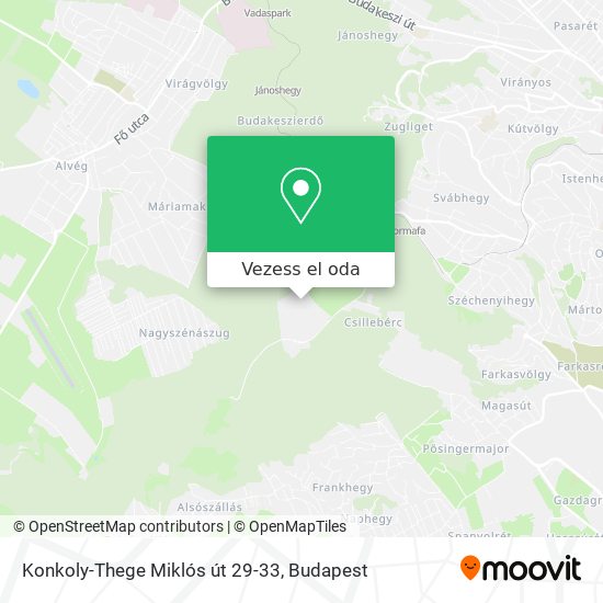 Konkoly-Thege Miklós út 29-33 térkép