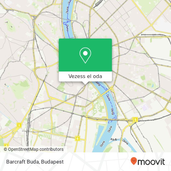Barcraft Buda térkép