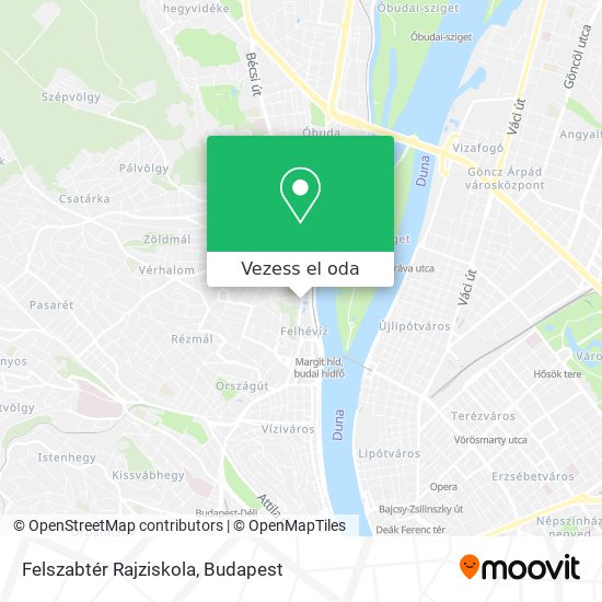 Felszabtér Rajziskola térkép
