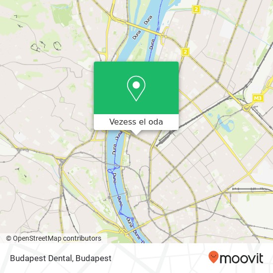 Budapest Dental térkép