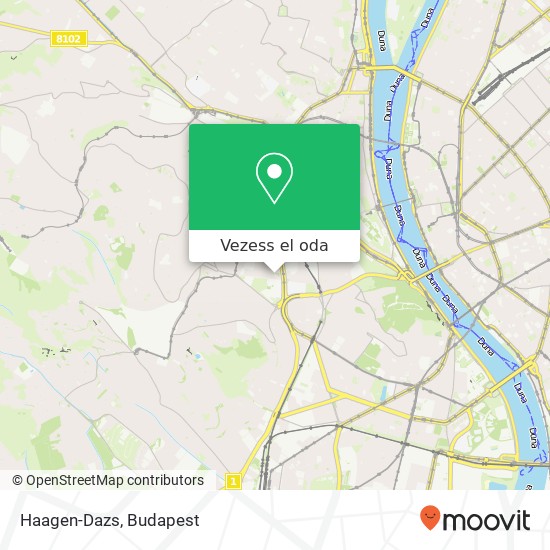Haagen-Dazs térkép