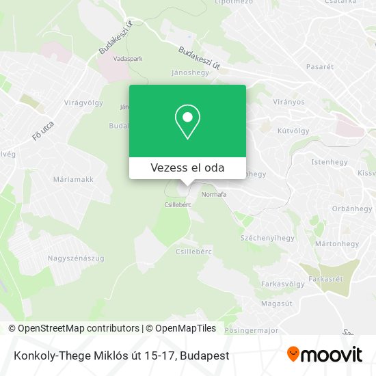 Konkoly-Thege Miklós út 15-17 térkép