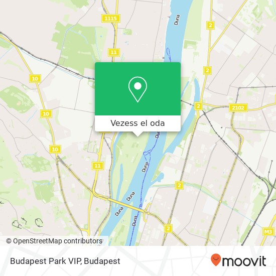 Budapest Park VIP térkép