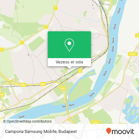Campona Samsung Mob!le térkép