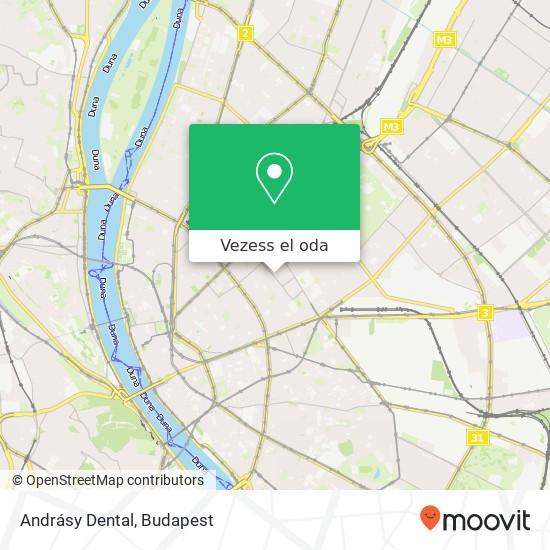 Andrásy Dental térkép