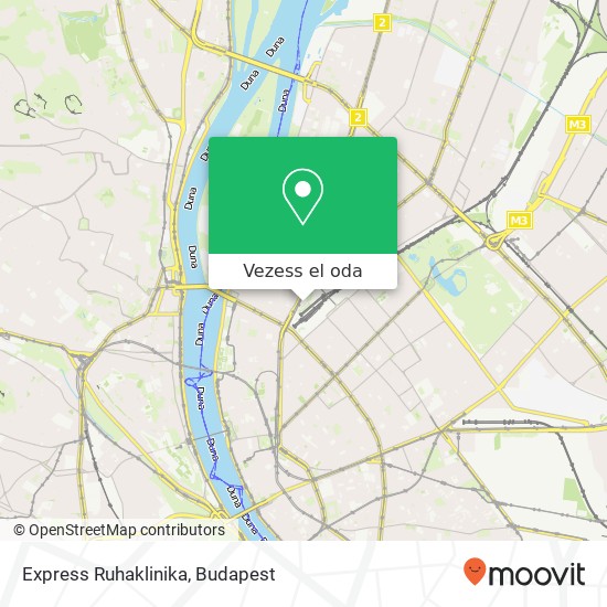 Express Ruhaklinika térkép