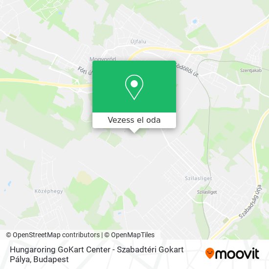 Hungaroring GoKart Center - Szabadtéri Gokart Pálya térkép