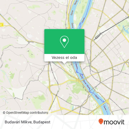 Budavári Mikve térkép
