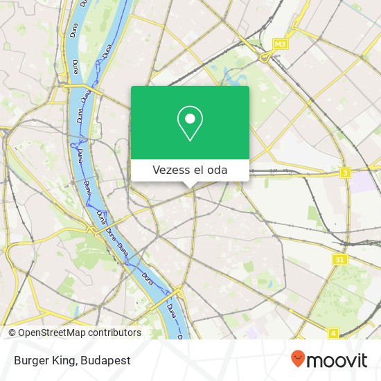 Burger King térkép