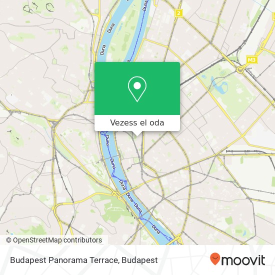 Budapest Panorama Terrace térkép