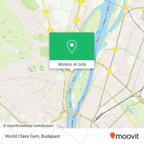 World Class Gym térkép