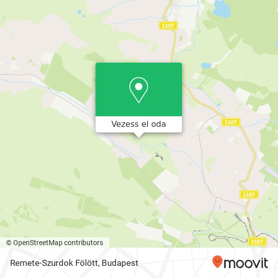 Remete-Szurdok Fölött térkép