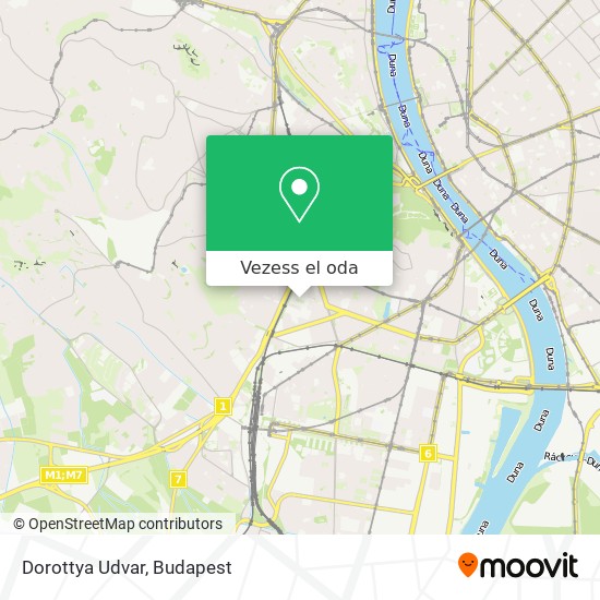 Dorottya Udvar térkép