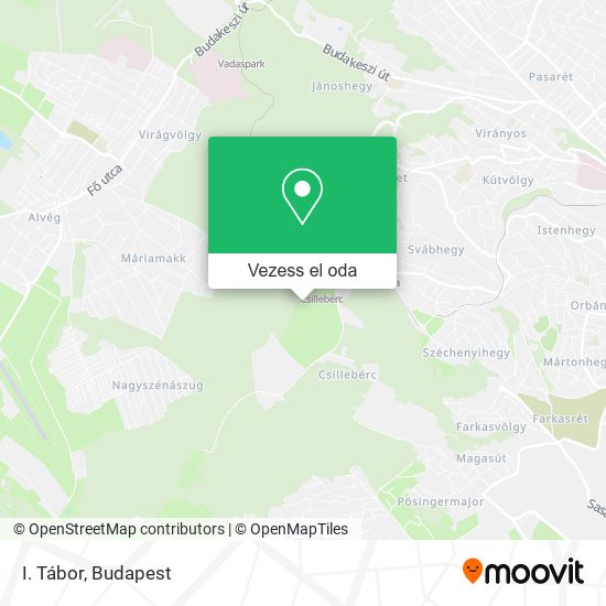 I. Tábor térkép