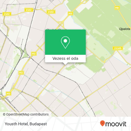 Yousth Hotel térkép