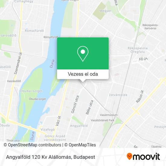 Angyalföld 120 Kv Alállomás térkép