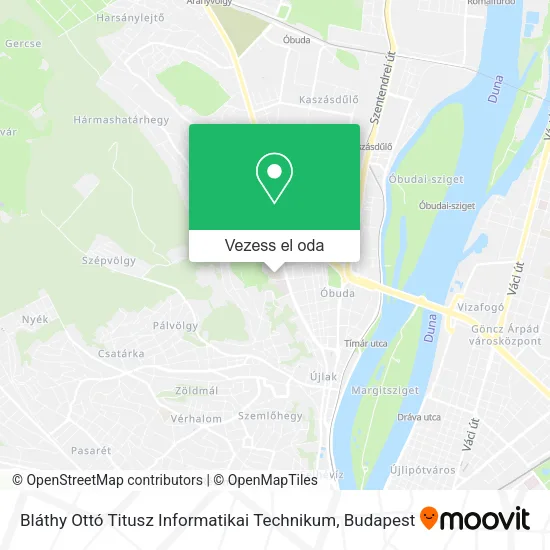 Bláthy Ottó Titusz Informatikai Technikum térkép