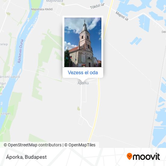 Áporka térkép