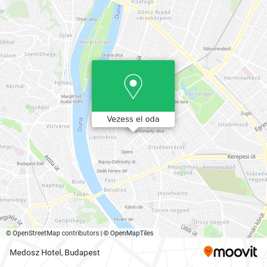 Medosz Hotel térkép