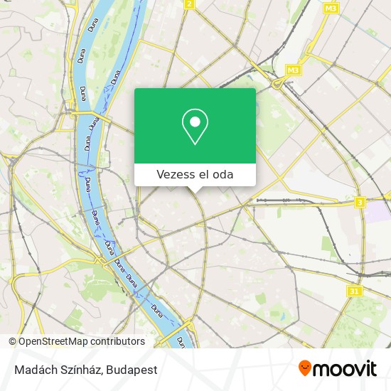 Madách Színház térkép