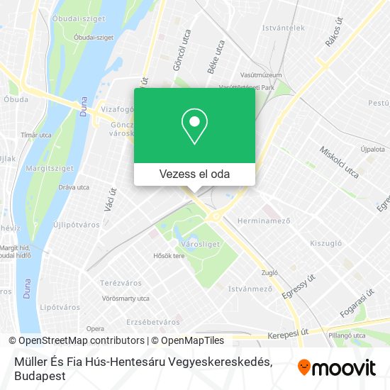 Müller És Fia Hús-Hentesáru Vegyeskereskedés térkép