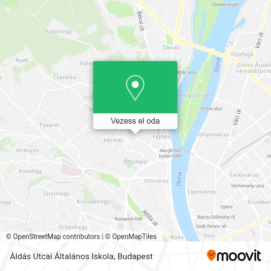 Áldás Utcai Általános Iskola térkép