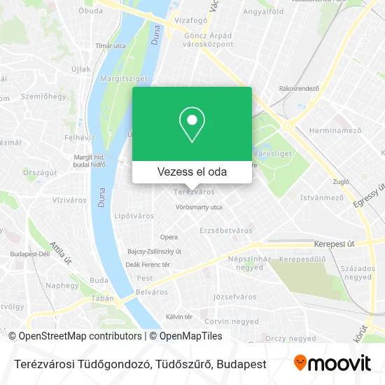 Terézvárosi Tüdőgondozó, Tüdőszűrő térkép