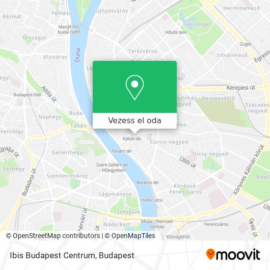Ibis Budapest Centrum térkép