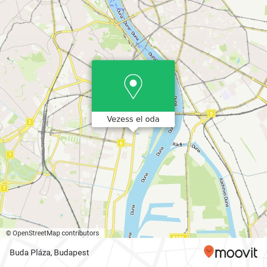 Buda Pláza térkép