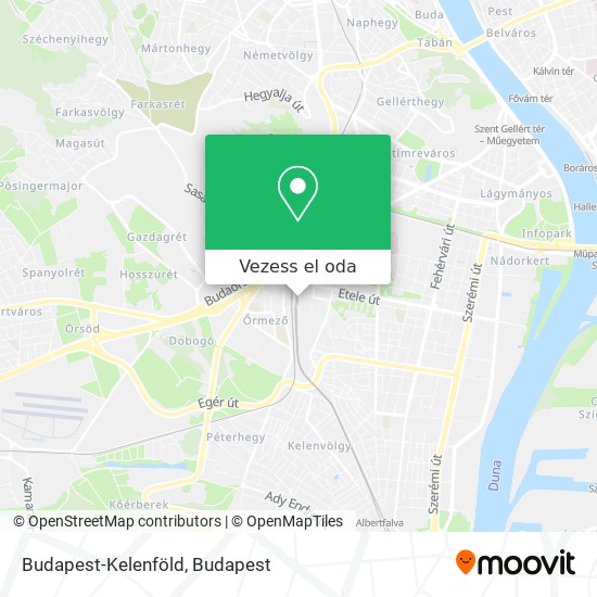 Budapest-Kelenföld térkép