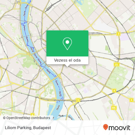 Liliom Parking térkép