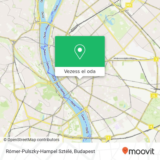 Rómer-Pulszky-Hampel Sztélé térkép