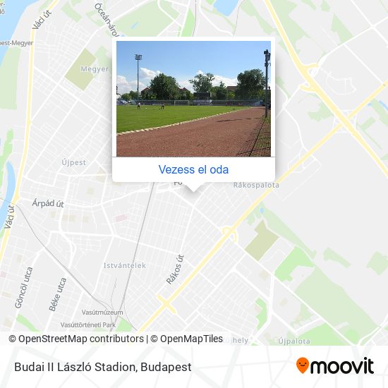 Budai II László Stadion térkép