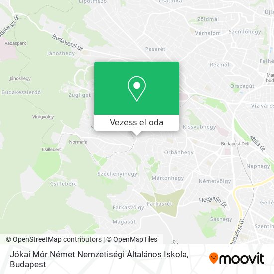Jókai Mór Német Nemzetiségi Általános Iskola térkép