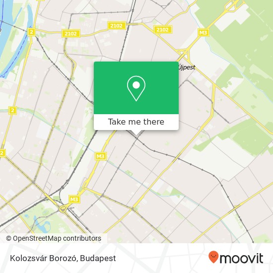 Kolozsvár Borozó térkép